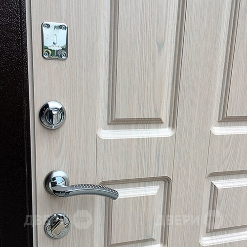 Входная металлическая Дверь Ратибор Комфорт Белёный дуб в Дубне