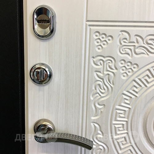 Входная металлическая Дверь Ратибор Спарта Белый Жемчуг в Дубне