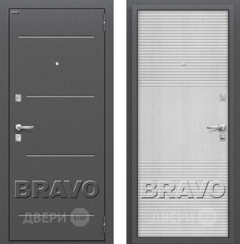 Входная металлическая Дверь Bravo Оптим Фит Pine Feelwood в Дубне