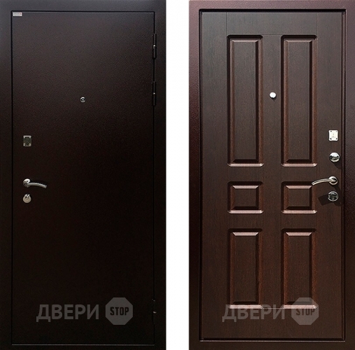 Входная металлическая Дверь Ратибор Комфорт Орех премиум в Дубне
