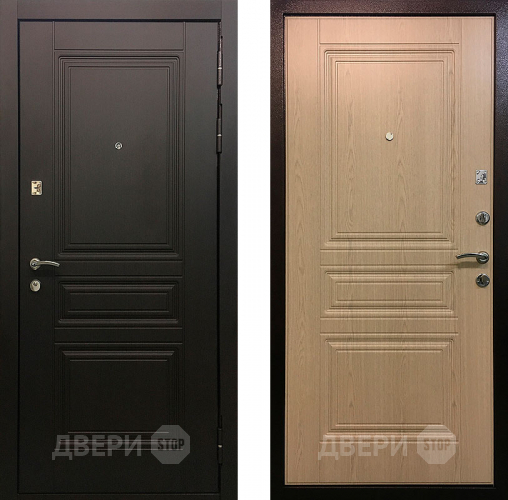 Входная металлическая  дверь Ратибор Лондон Беленый дуб в Дубне