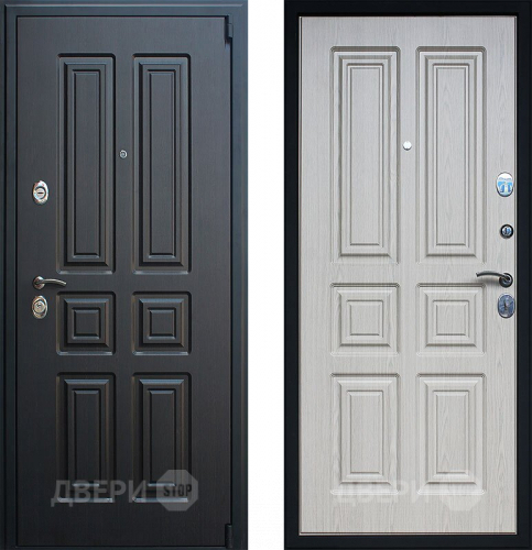 Входная металлическая Дверь АСД Атлант Белёный дуб в Дубне