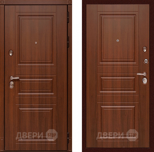 Входная металлическая Дверь Сударь МД-25 Орех бренди в Дубне