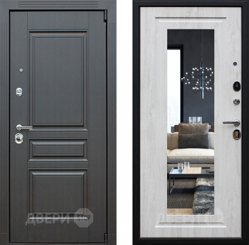 Дверь АСД Гермес с зеркалом в Дубне