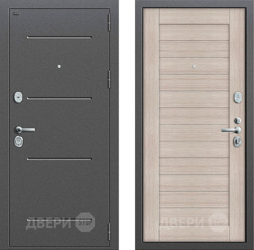 Входная металлическая Дверь Groff Т2-221 Cappuccino Veralinga в Дубне