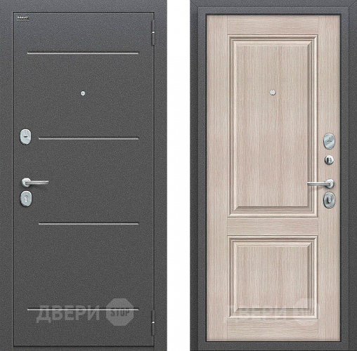 Входная металлическая Дверь Bravo Оптим Стиль Cappuccino Veralinga в Дубне