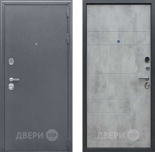 Входная металлическая Дверь АСД Спартак-Б Бетон светлый в Дубне