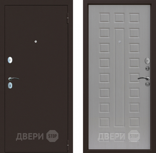 Входная металлическая Снедо Патриот РФ белая лиственница в Дубне