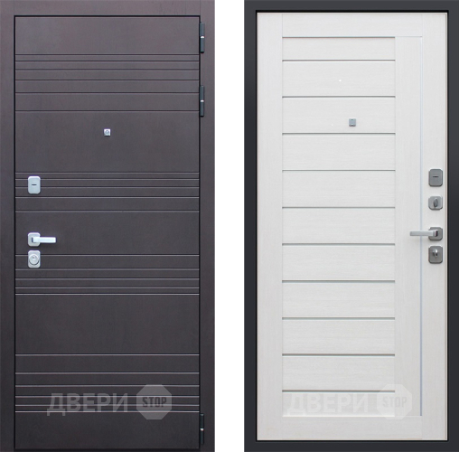 Входная металлическая Дверь АСД Дуэт Лиственница белая в Дубне