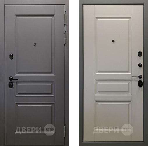 Входная металлическая Дверь Ратибор Лондон 3К Грей в Дубне