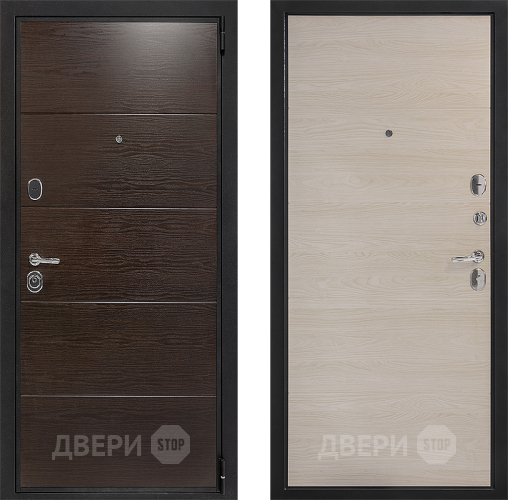 Входная металлическая Дверь Дверной Континент Белград Дуб Мадейра в Дубне