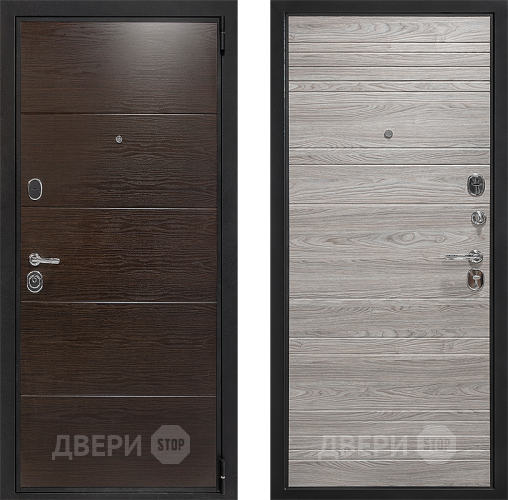 Входная металлическая Дверь Дверной Континент Белград Вяз Каньон Какао в Дубне