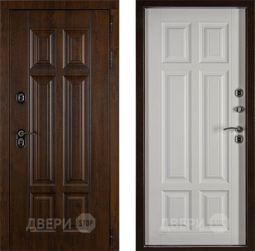 Дверь Заводская Урал ПП Лайт 3К Вайт (с терморазрывом) в Дубне