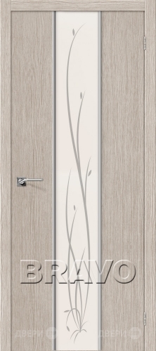 Межкомнатная дверь Глейс-2 Twig (3D Cappuccino) в Дубне