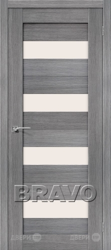 Межкомнатная дверь Порта-23 (Grey Veralinga) в Дубне