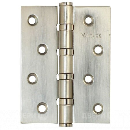 Петля универсальная 4ВВ (100*75*25) Матовый никель в Дубне