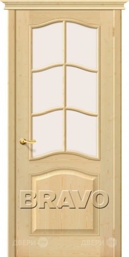 Межкомнатная дверь со стеклом М7 (Без отделки) в Дубне