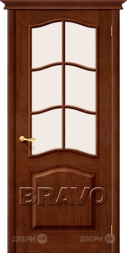 Межкомнатная дверь М7 (Темный Лак) в Дубне