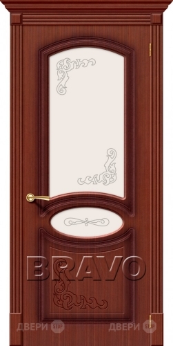 Межкомнатная дверь со стеклом Азалия (Макоре) в Дубне