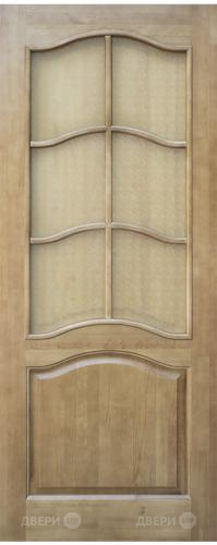 Межкомнатная дверь 7-ПО светлый лак в Дубне