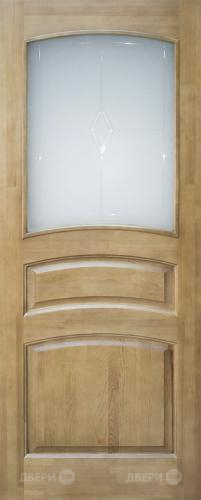 Межкомнатная дверь 16-ПО светлый лак в Дубне