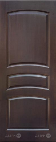 Межкомнатная дверь 16-ПГ темный лак в Дубне
