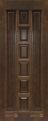 Межкомнатная дверь 11-ПГ темный лак в Дубне