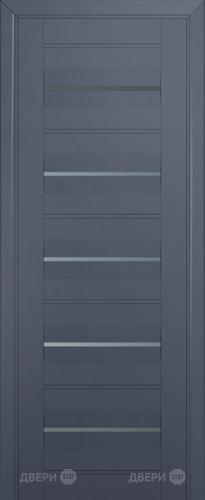 Межкомнатная дверь ProfilDoors 48U антрацит (графит) в Дубне