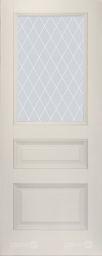 Межкомнатная дверь ProfilDoors 67U магнолия-сатинат (ромб) в Дубне