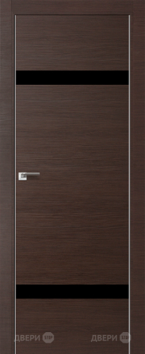Межкомнатная дверь ProfilDoors 3Z венге кроскут (черный лак) в Дубне