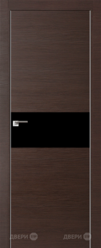 Межкомнатная дверь ProfilDoors 4Z венге кроскут (черный лак) в Дубне