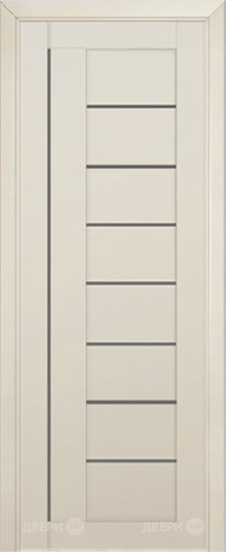 Межкомнатная дверь ProfilDoors 17U магнолия сатинат (графит) в Дубне