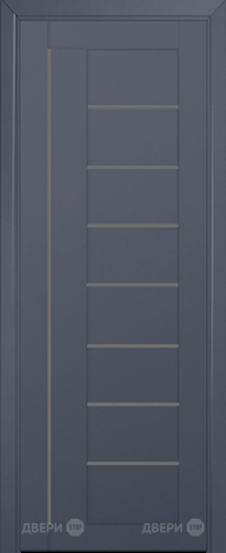 Межкомнатная дверь ProfilDoors 17U антрацит (графит) в Дубне
