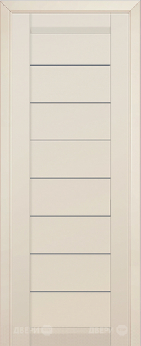 Межкомнатная дверь ProfilDoors 71U магнолия сатинат (графит) в Дубне