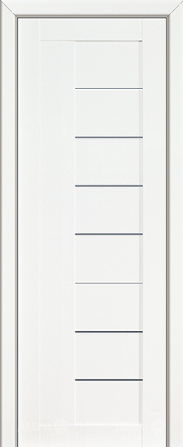 Межкомнатная дверь ProfilDoors 17L белый люкс (графит) в Дубне