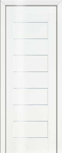 Межкомнатная дверь ProfilDoors 45L белый люкс (графит) в Дубне