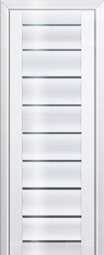 Межкомнатная дверь ProfilDoors 76L белый люкс (графит) в Дубне