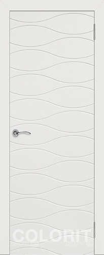 Межкомнатная дверь Граффити 3 ПГ белая эмаль в Дубне