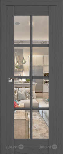 Межкомнатная дверь ProfilDoors 101X пекан темный (матовое) в Дубне