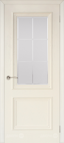 Межкомнатная дверь Валенсия-4 ПО слоновая кость в Дубне