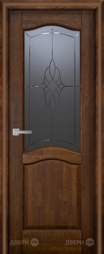 Межкомнатная дверь Лео ПО античный орех в Дубне