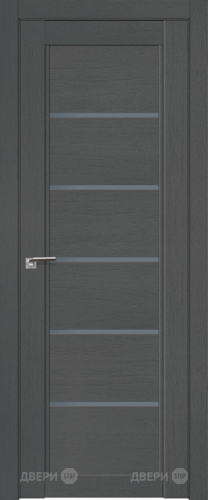 Межкомнатная дверь ProfilDoors 2-76 XN Грувд (графит) в Дубне