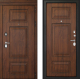 Входная металлическая Дверь (Дверной Континент) Порта Темный орех в Дубне