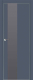Межкомнатная дверь ProfilDoors 5E Антрацит (серебряный лак) в Дубне