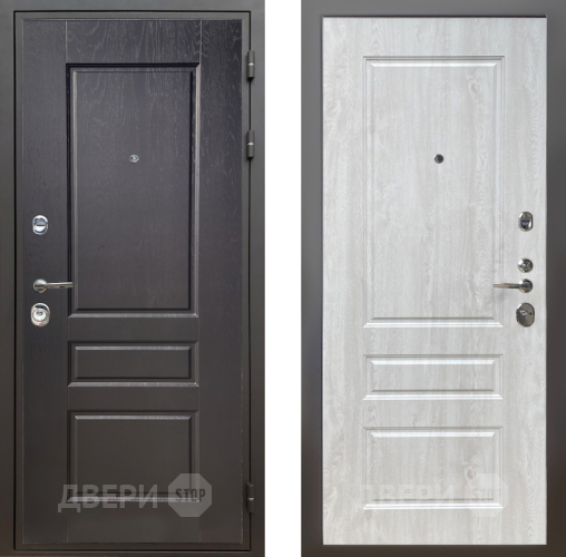 Входная металлическая Дверь Шелтер (SHELTER) Комфорт Дуб английский 2 Сосна белая в Дубне