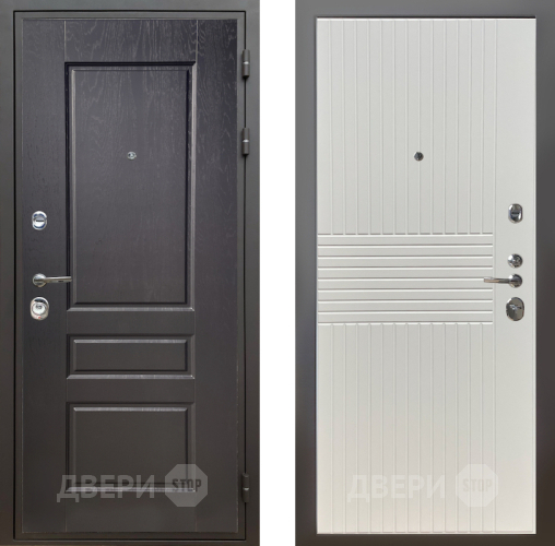 Входная металлическая Дверь Шелтер (SHELTER) Комфорт Дуб английский 10 Силк Сноу в Дубне