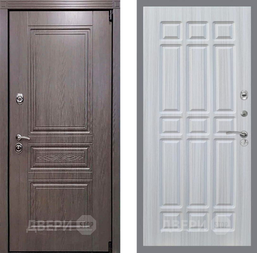 Входная металлическая Дверь Рекс (REX) Пренмиум-S FL-33 Сандал белый в Дубне