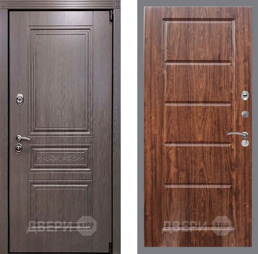 Входная металлическая Дверь Рекс (REX) Пренмиум-S FL-39 орех тисненый в Дубне