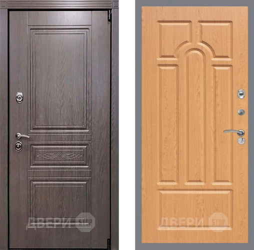 Входная металлическая Дверь Рекс (REX) Пренмиум-S FL-58 Дуб в Дубне