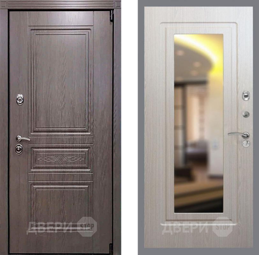 Входная металлическая Дверь Рекс (REX) Пренмиум-S FLZ-120 Беленый дуб в Дубне